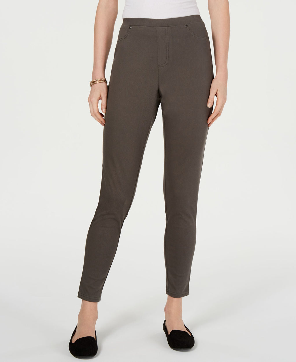 Legging en twill à enfiler Style & Co