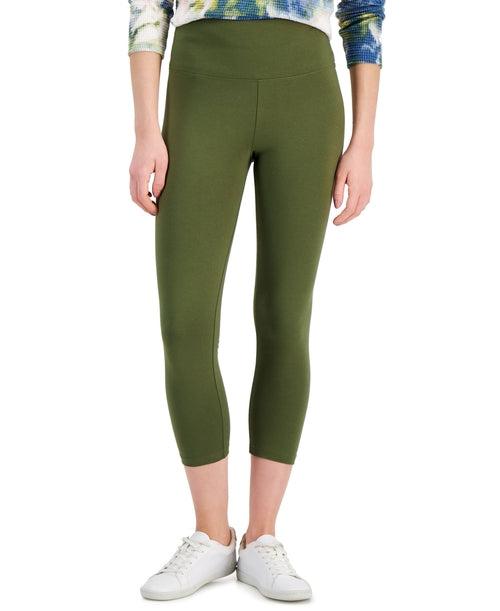 Leggings capri de tiro alto para petite de Style & Co.