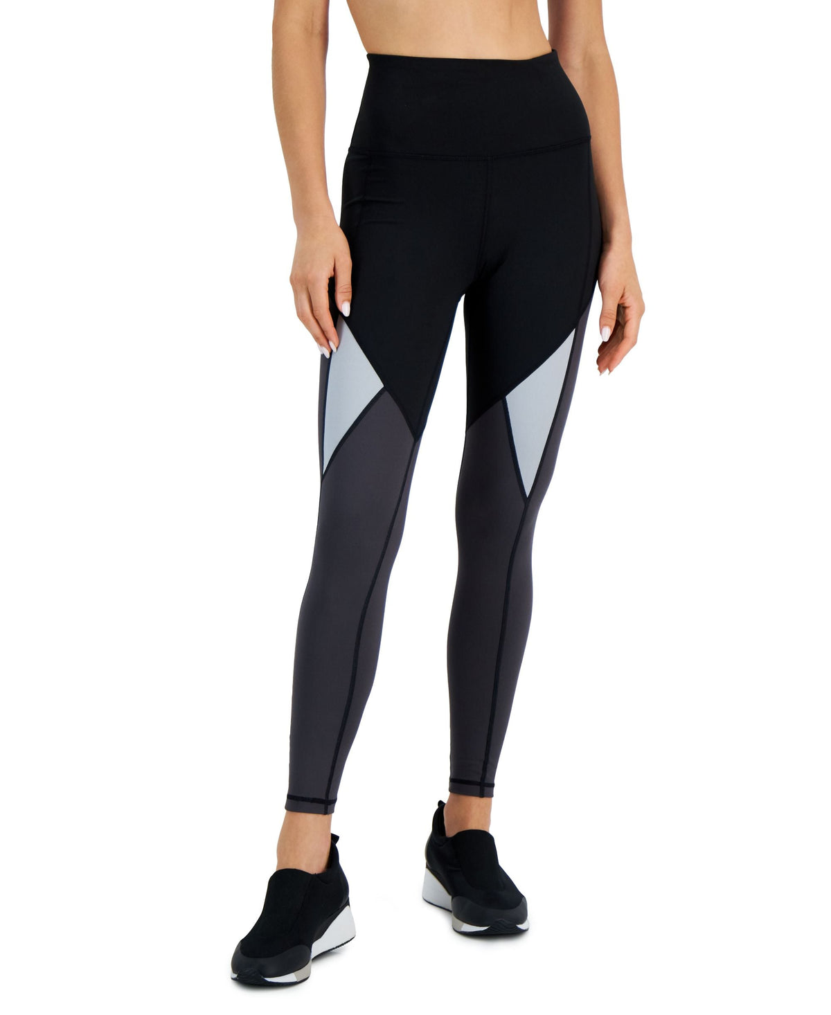 Legging 7/8 à empiècements colorés pour femme petite