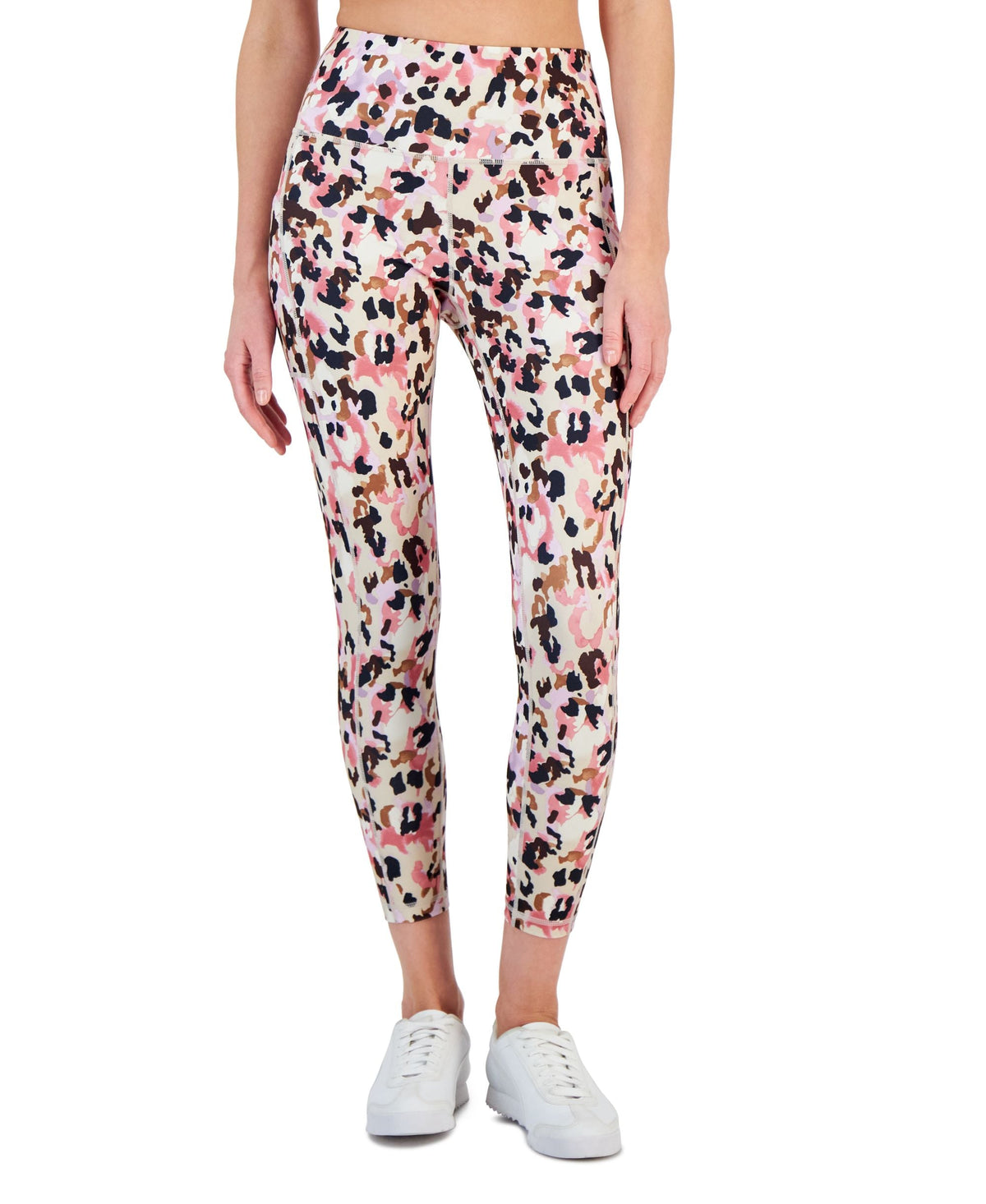 Legging 7/8 à imprimé animal avec poches latérales
