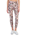 Leggings 7/8 de animal print con bolsillos laterales para petite