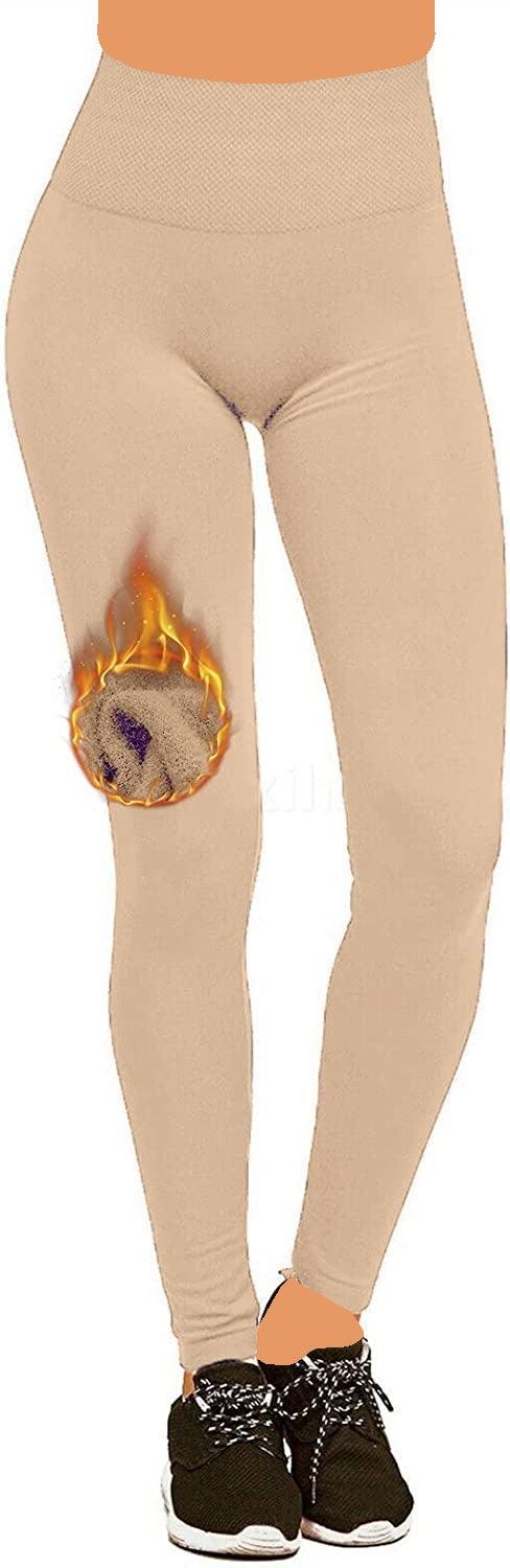 Chaud ! Leggings en polaire supplémentaires pour femmes, taille haute, doux, extensibles, chauds