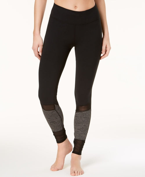 Leggings en maille chinée avec empiècements Gaiam