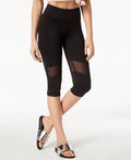 Leggings cortos con inserciones de malla para jóvenes de Material Girl Active