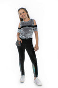 Pantalones Ori, con Pocketwist™. Terciopelo elástico brillante con diseño elegante.