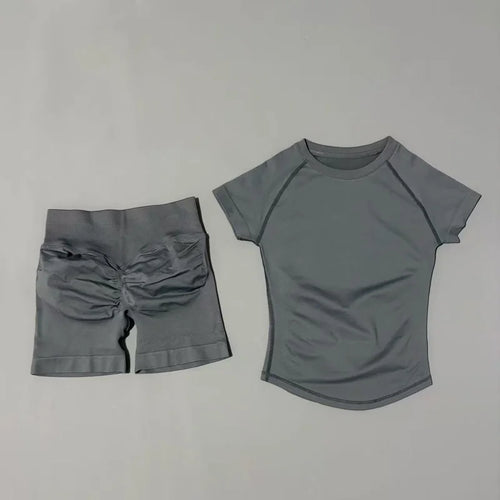 2 Piece Sports Set Women Gym Yoga Set Seamless Fitness Gym Clothes