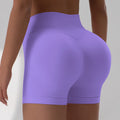 Pantalones cortos de ciclista deportivos, sin costuras, sexys, de verano, para mujer, de talle bajo, para gimnasio