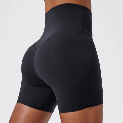 Hearuisavy Soft Yoga Shorts Buttock Lift Gym Leggings Women High Waist