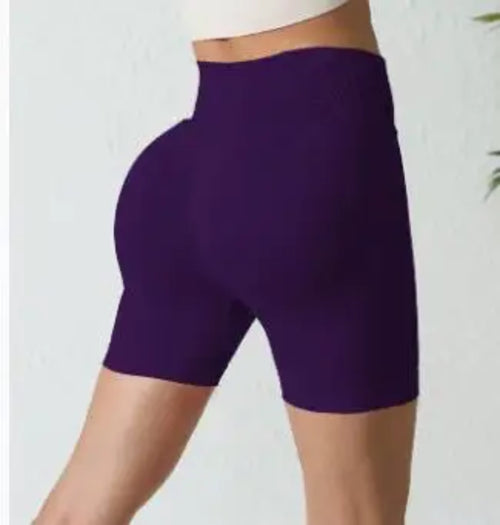 Woman Gym Short Seamless Slim Leggings High Waist Fitness Training