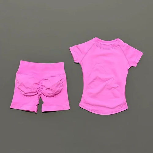 2 Piece Sports Set Women Gym Yoga Set Seamless Fitness Gym Clothes