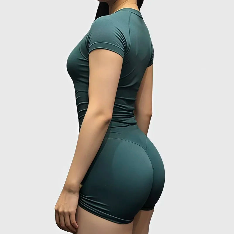 2 Piece Sports Set Women Gym Yoga Set Seamless Fitness Gym Clothes