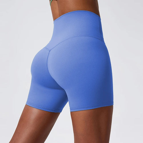 Hearuisavy Soft Yoga Shorts Buttock Lift Gym Leggings Women High Waist