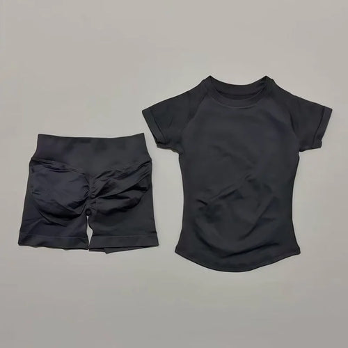 2 Piece Sports Set Women Gym Yoga Set Seamless Fitness Gym Clothes