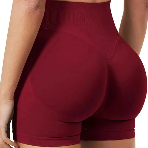 Short de sport biker sans coutures taille basse pour femme, sexy, pour l'été