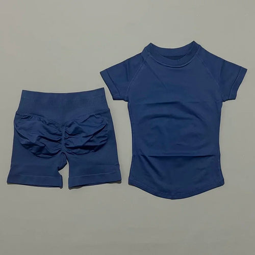 2 Piece Sports Set Women Gym Yoga Set Seamless Fitness Gym Clothes