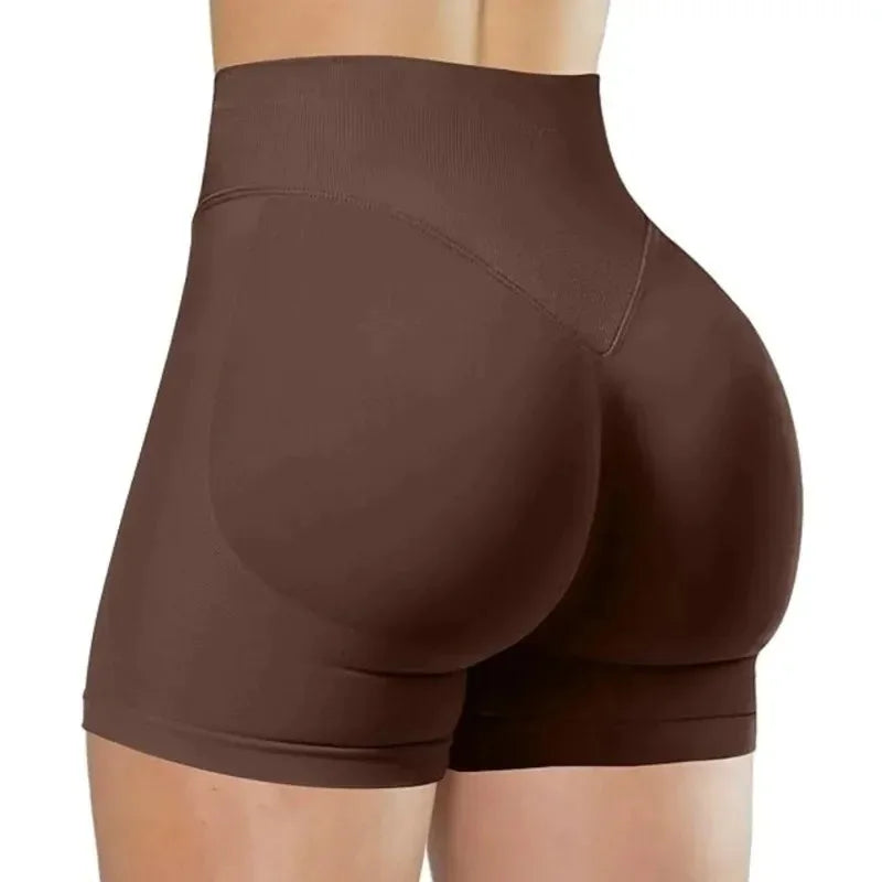 Woman Gym Short Seamless Slim Leggings High Waist Fitness Training