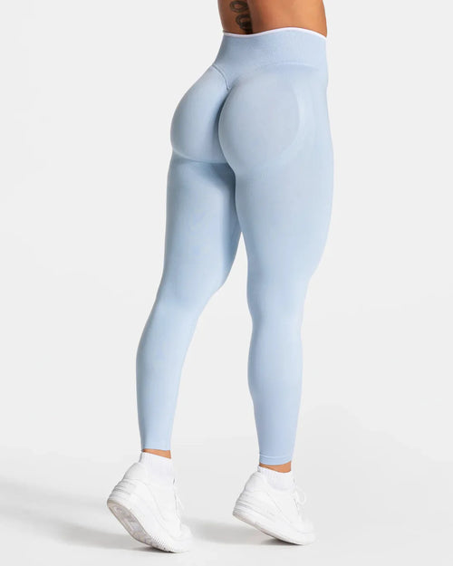 Nouveau Legging de Yoga Couleur Bloc pour Femme Collant Tricoté Sans Couture Taille Haute