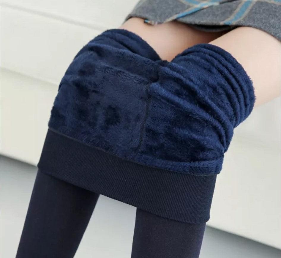 Chaud ! Leggings en polaire supplémentaires pour femmes, taille haute, doux, extensibles, chauds