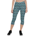 Leggings capri Ocean Mermaid para mujer