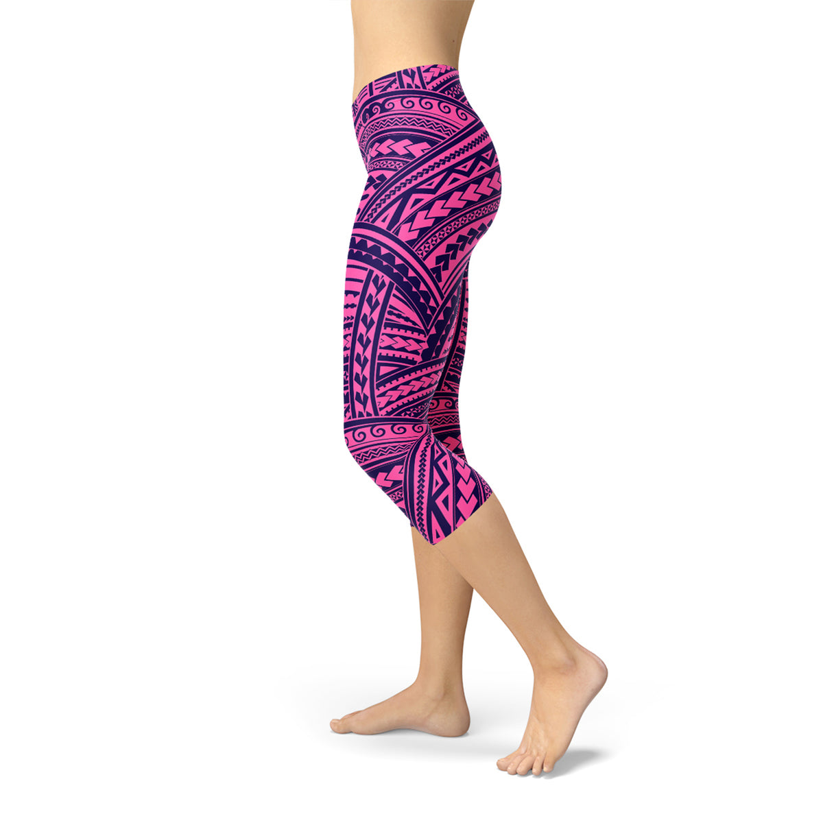 Legging Capri violet Maori