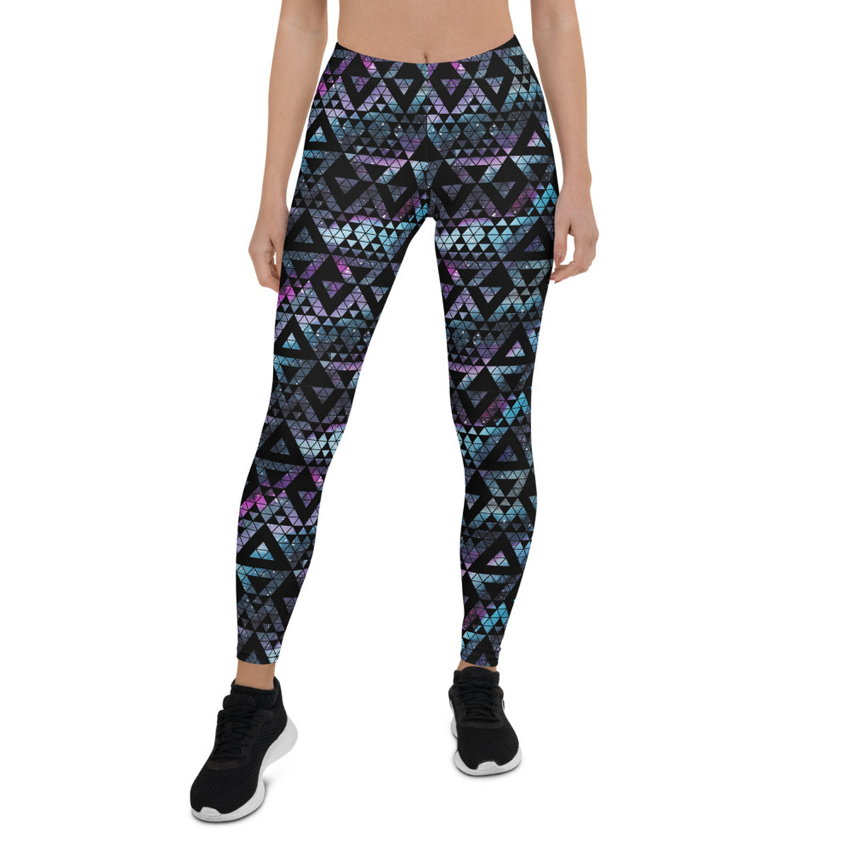 Geometric Galaxy Leggings for Women