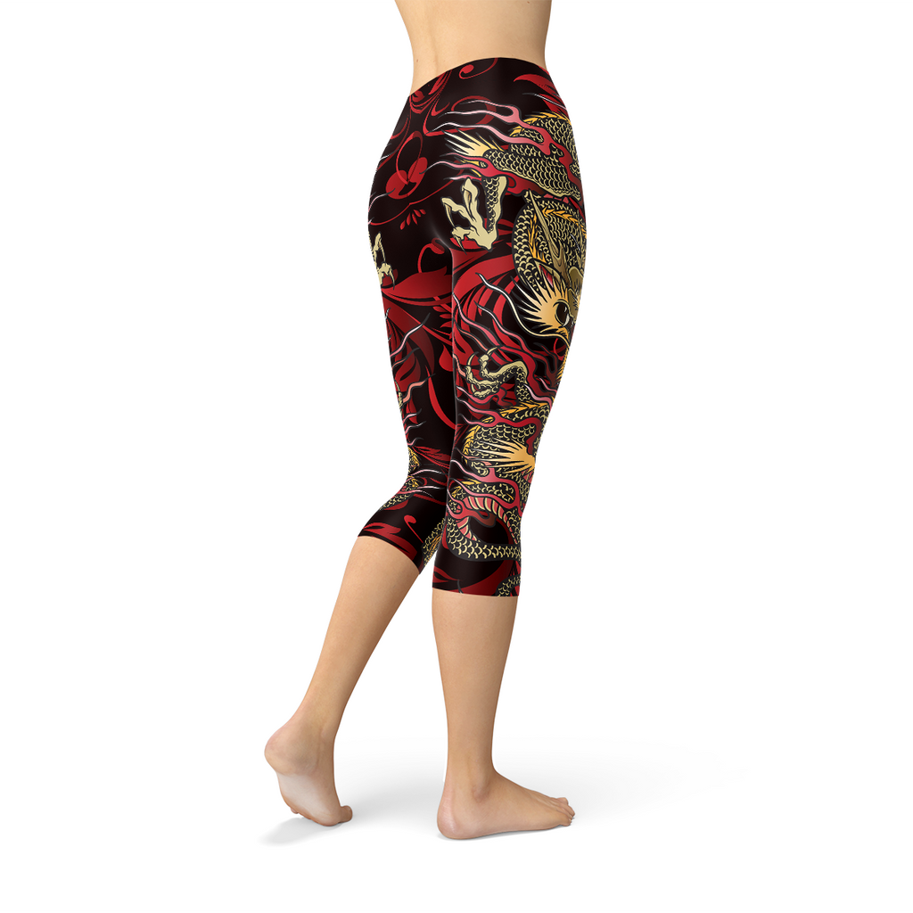Legging Capri Dragon pour femme
