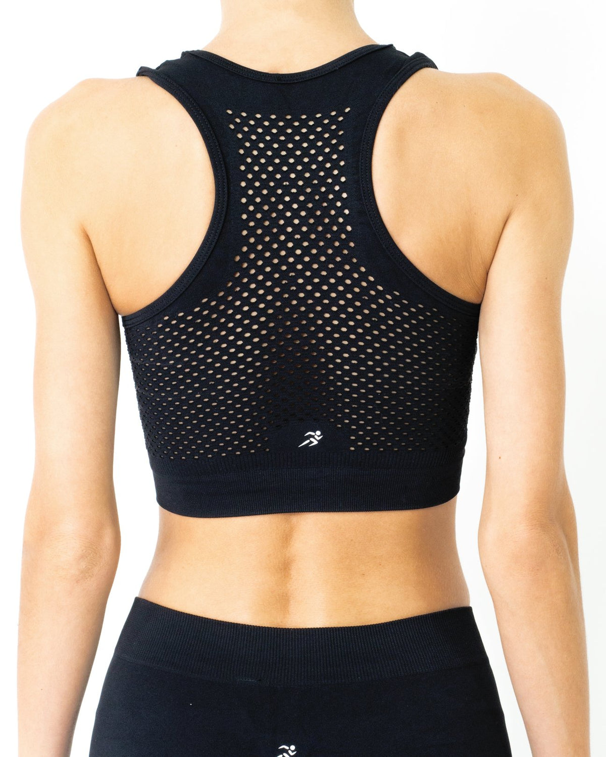 SOLDES ! 50 % DE RÉDUCTION ! Ensemble leggings et soutien-gorge Milano - NOIR [FABRIQUÉ EN ITALIE]