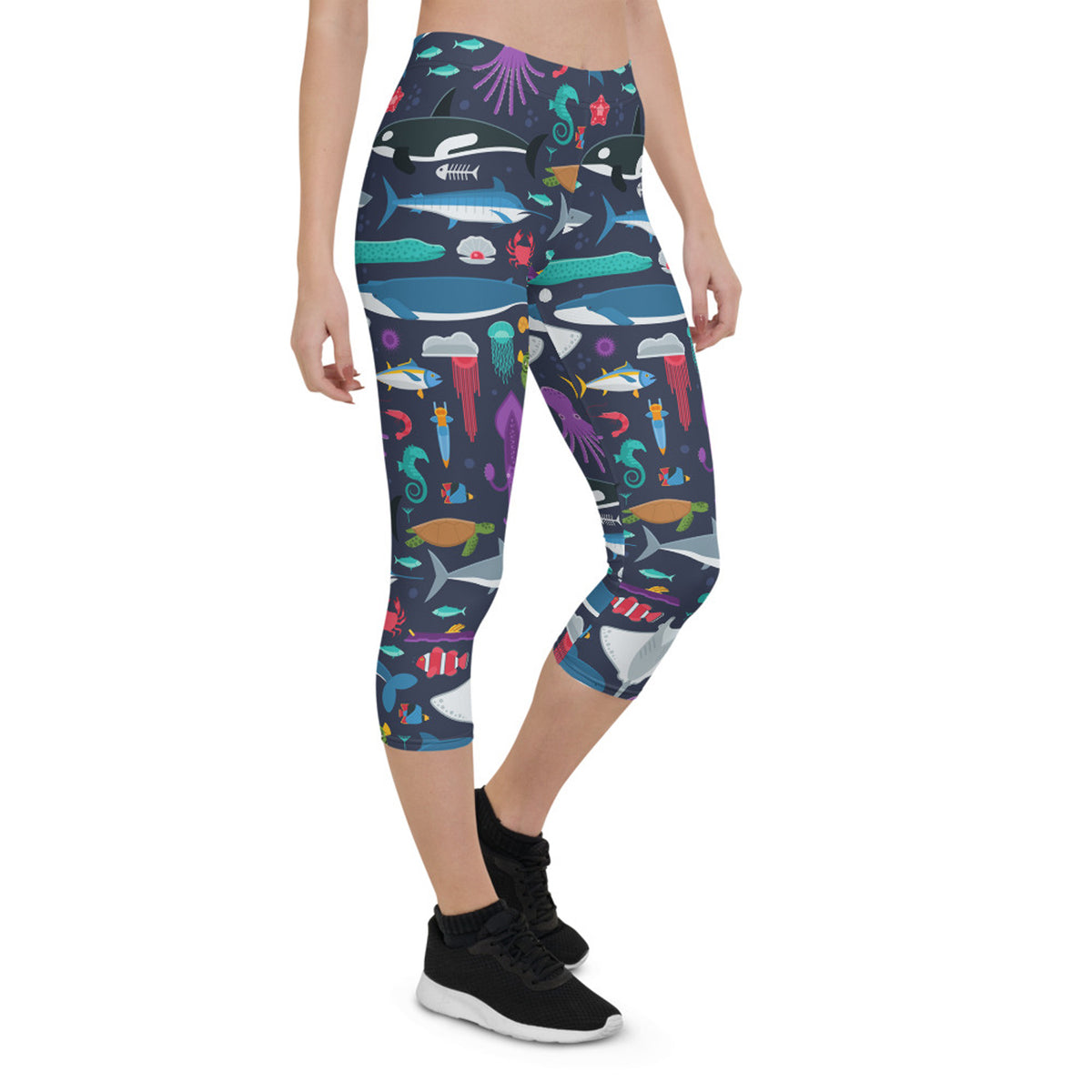 Legging Capri Femme Vie Marine