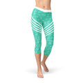 Leggings piratas deportivos turquesa