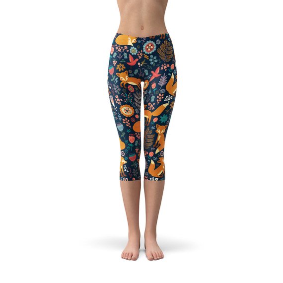 Legging corsaire pour femme Fox in the Meadows