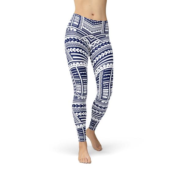 Legging tatouage maori polynésien